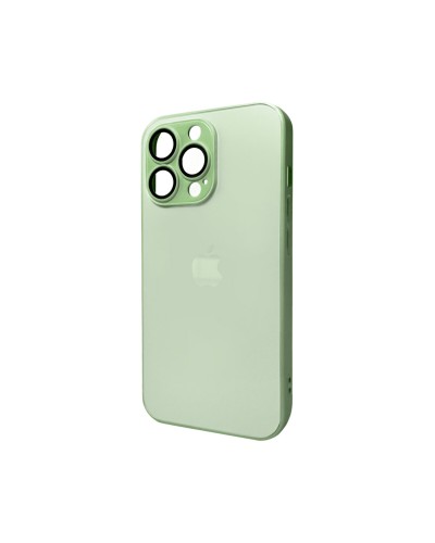 Чохол для смартфона AG Glass Matt Frame Color Logo for Apple iPhone 11 Pro Max Light Green (AGMattFrameiP11PMLGreen)