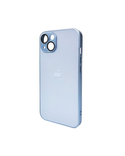 Чохол для смартфона AG Glass Matt Frame Color Logo for Apple iPhone 12 Sierra Blue (AGMattFrameiP12LBlue)