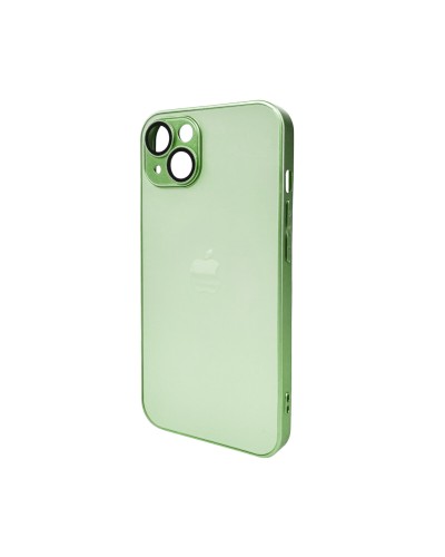 Чохол для смартфона AG Glass Matt Frame Color Logo for Apple iPhone 13 Light Green (AGMattFrameiP13LGreen)