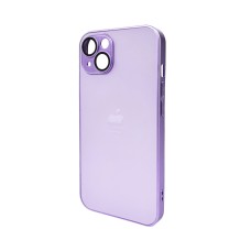 Чохол для смартфона AG Glass Matt Frame Color Logo for Apple iPhone 13 Light Purple (AGMattFrameiP13LPurple)