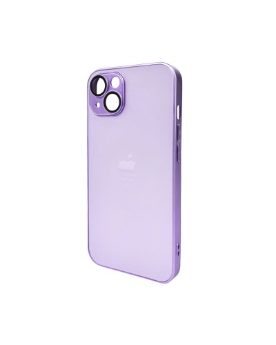 Чохол для смартфона AG Glass Matt Frame Color Logo for Apple iPhone 13 Light Purple (AGMattFrameiP13LPurple)