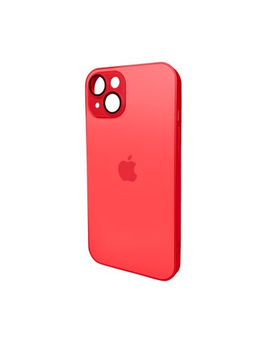 Чехол для смартфона AG Glass Matt Frame Цвет для Apple iPhone 14 Coke Red (AGMattFrameiP14Red)