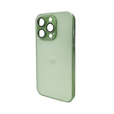 Чехол для смартфона AG Glass Matt Frame Цвет для Apple iPhone 14 Pro Light Green (AGMattFrameiP14PLGreen)