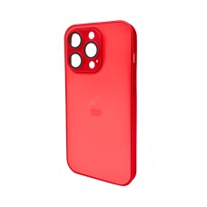 Чехол для смартфона AG Glass Matt Frame Цвет для Apple iPhone 14 Pro Coke Red (AGMattFrameiP14PRed)