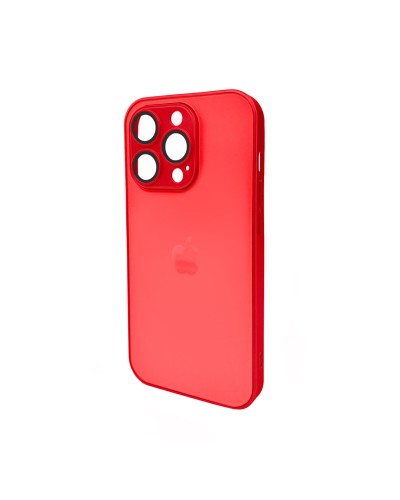 Чохол для смартфона AG Glass Matt Frame Color Logo for Apple iPhone 14 Pro Coke Red (AGMattFrameiP14PRed)