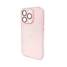 Чехол для смартфона AG Glass Matt Frame Цвет для Apple iPhone 14 Pro Chanel Pink (AGMattFrameiP14PPink)