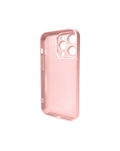 Чохол для смартфона AG Glass Matt Frame Color Logo for Apple iPhone 14 Pro Chanel Pink (AGMattFrameiP14PPink)