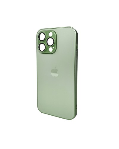 Чехол для смартфона AG Glass Matt Frame Цвет для Apple iPhone 14 Pro Max Light Green (AGMattFrameiP14PMLGreen)