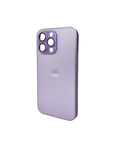 Чехол для смартфона AG Glass Matt Frame Цвет для Apple iPhone 14 Pro Max Light Purple (AGMattFrameiP14PMLPurple)