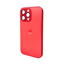 Чехол для смартфона AG Glass Matt Frame Цвет для Apple iPhone 14 Pro Max Coke Red (AGMattFrameiP14PMRed)