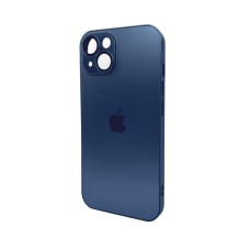 Чохол для смартфона AG Glass Matt Frame Color Logo for Apple iPhone 15 Navy Blue (AGMattFrameiP15Blue)