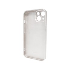 Чехол для смартфона AG Glass Matt Frame Цвет для Apple iPhone 15 Pearly White (AGMattFrameiP15White)