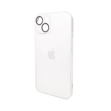 Чохол для смартфона AG Glass Matt Frame Color Logo for Apple iPhone 15 Pearly White (AGMattFrameiP15White)