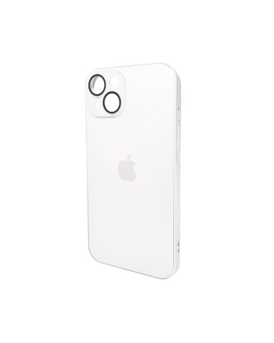 Чохол для смартфона AG Glass Matt Frame Color Logo for Apple iPhone 15 Pearly White (AGMattFrameiP15White)