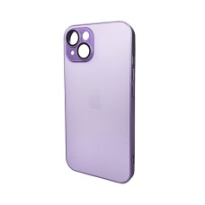 Чехол для смартфона AG Glass Matt Frame Цвет для Apple iPhone 15 Light Purple (AGMattFrameiP15LPurple)