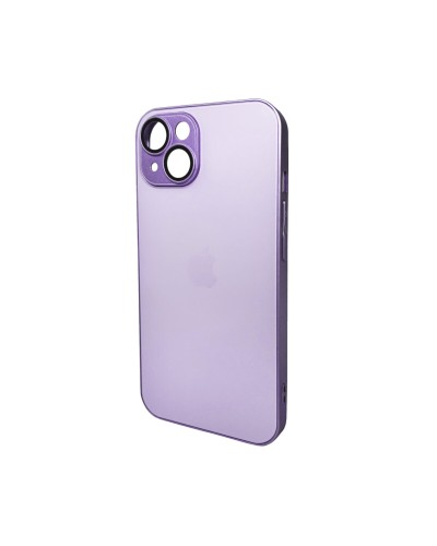 Чохол для смартфона AG Glass Matt Frame Color Logo for Apple iPhone 15 Light Purple (AGMattFrameiP15LPurple)