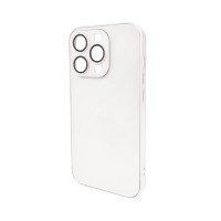 Чехол для смартфона AG Glass Matt Frame Цвет для Apple iPhone 15 Pro Pearly White (AGMattFrameiP15PWhite)
