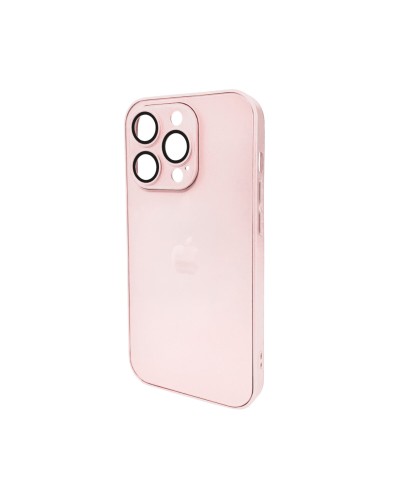 Чехол для смартфона AG Glass Matt Frame Цвет для Apple iPhone 15 Pro Chanel Pink (AGMattFrameiP15PPink)