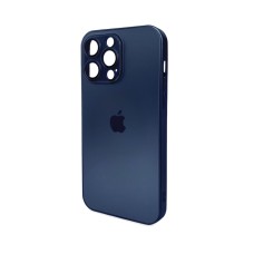 Чехол для смартфона AG Glass Matt Frame Цвет для Apple iPhone 15 Pro Max Navy Blue (AGMattFrameiP15PMBlue)