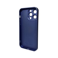 Чехол для смартфона AG Glass Matt Frame Цвет для Apple iPhone 15 Pro Max Navy Blue (AGMattFrameiP15PMBlue)