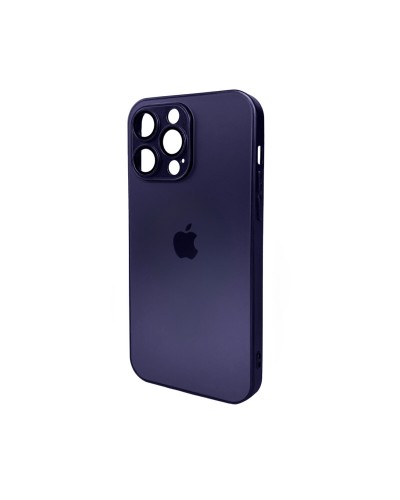 Чохол для смартфона AG Glass Matt Frame Color Logo for Apple iPhone 15 Pro Max Deep Purple (AGMattFrameiP15PMPurple)