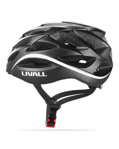 Захисний шолом Livall BH62 NEO (L) Black/White (55-61см), акустика, мікрофон, сигнали поворотів та стопів, додаток, пульт BR80, Bluetooth (ZHLIV-TBH62N-4041)