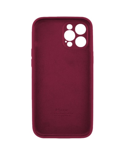 Чохол для смартфона Silicone Full Case AA Camera Protect for Apple iPhone 12 Pro 47,Plum (FullAAi12P-47)