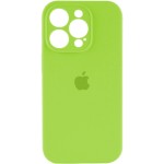 Чехол для смартфона Silicone Full Case AA Camera Protect для iPhone 13 Pro Max 24,Shiny Green (FullAAi13PM-24)