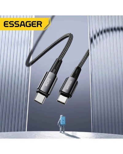 Кабель Essager Sunset C-C 240W Data cable 1m grey (EXCTT3-CG0G-P) (EXCTT3-CG0G-P)