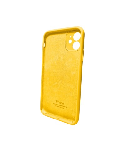 Чехол для смартфона Silicone Full Case AA Camera Protect для iPhone 11 круглый 56,Sunny Yellow (FullAAKPi11-56)