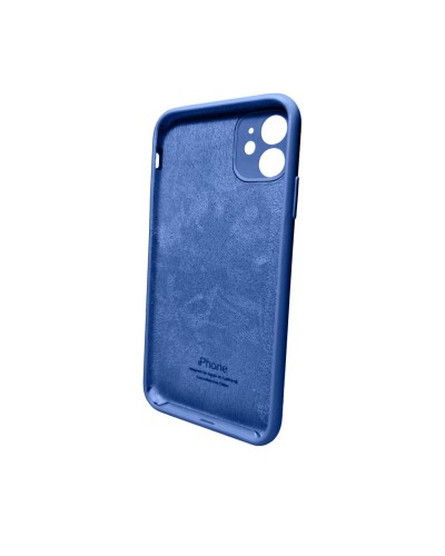 Чехол для смартфона Silicone Full Case AA Camera Protect for Apple iPhone 11 круглый 3, Royal Blue (FullAAKPi11-3)