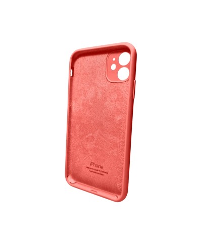 Чохол для смартфона Silicone Full Case AA Camera Protect for Apple iPhone 11 кругл 18,Peach (FullAAKPi11-18)