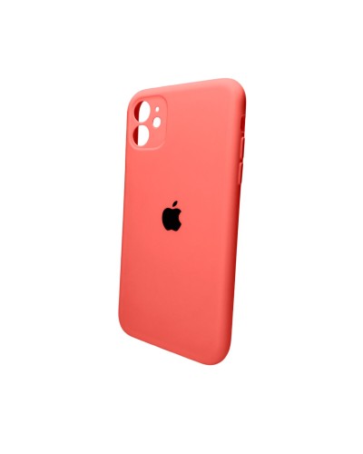 Чохол для смартфона Silicone Full Case AA Camera Protect for Apple iPhone 11 кругл 18,Peach (FullAAKPi11-18)