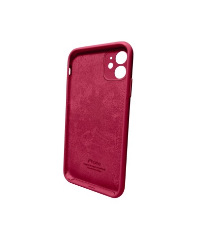 Чехол для смартфона Silicone Full Case AA Camera Protect для Apple iPhone 11 Pro круглый 35, Maroon (FullAAKPi11P-35)