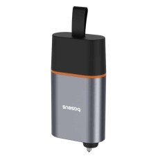 Автомобильный молоток Baseus Sharp Tool Safety Hammer (Window-breaking+Safety belt cutting ） Dark gray (C10934401111-00)