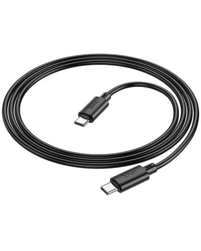 Кабель HOCO X88 Gratified 60W charging data cable for Type-C to Type-C Black (6931474783363)