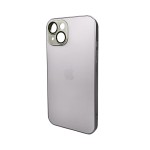 Чехол для смартфона AG Glass Matt Frame Цвет для Apple iPhone 14 Titanium Grey (AGMattFrameiP14Grey)