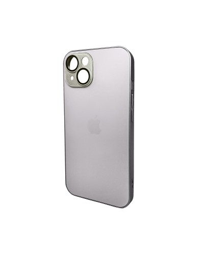 Чохол для смартфона AG Glass Matt Frame Color Logo for Apple iPhone 14 Titanium Grey (AGMattFrameiP14Grey)