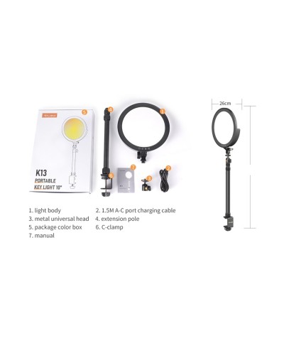 Відеосвітло Ulanzi Vijim 10inch streaming key light  (UV-2591 K13) (UV-2591)