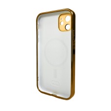 Чехол для смартфона AG Glass Sapphire Frame MagSafe Logo для Apple iPhone 11 Gold (AGSappiFRP11Gold)