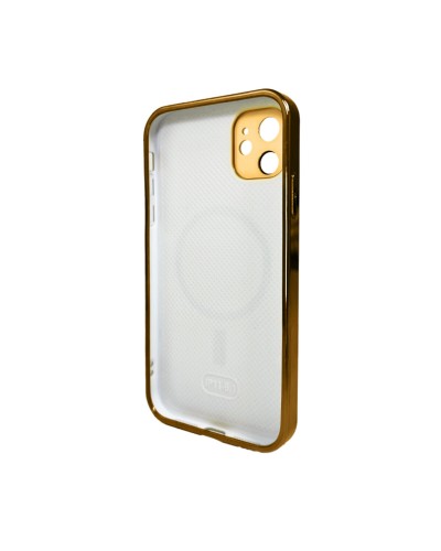 Чохол для смартфона AG Glass Sapphire Frame MagSafe Logo for Apple iPhone 11 Gold (AGSappiFRP11Gold)