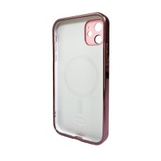 Чехол для смартфона AG Glass Sapphire Frame MagSafe Logo для Apple iPhone 12 Pink (AGSappiFRP12Pink)