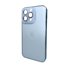 Чехол для смартфона AG Glass Sapphire Frame MagSafe Logo для Apple iPhone 12 Pro Sierra Blue