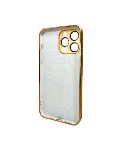 Чехол для смартфона AG Glass Sapphire Frame MagSafe Logo для Apple iPhone 12 Pro Gold (AGSappiFRP12PGold)