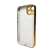 Чехол для смартфона AG Glass Sapphire Frame MagSafe Logo для Apple iPhone 13 Gold (AGSappiFRP13Gold)