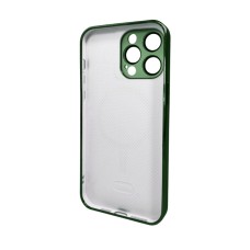 Чехол для смартфона AG Glass Sapphire Frame MagSafe Logo для Apple iPhone 15 Pro Cangling Green (AGSappiFRP15PGreen)