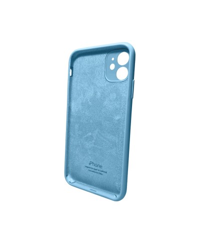 Чехол для смартфона Silicone Full Case AA Camera Protect для Apple iPhone 11 Pro круглый 44,Light Blue (FullAAKPi11P-44)