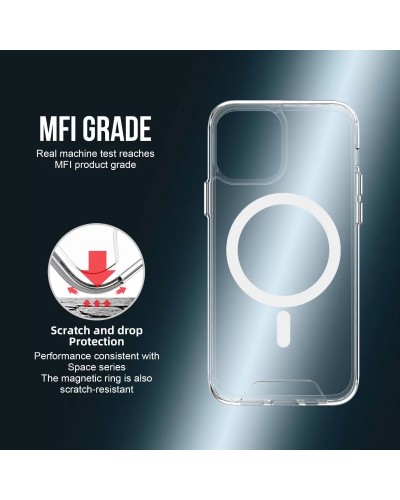 Чохол для смартфона Space Magnetic for Apple iPhone 11 Transparent (SpaceMAG11Clear)