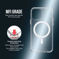 Чехол для смартфона Space Magnetic для iPhone 14 Pro Max Transparent (SpaceMAG14pmClear)