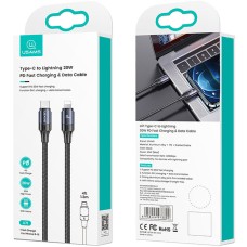 Кабель Usams US-SJ521 U71 Type-C to Lightning 20W PD Fast Charging &amp; Data Cable 1.2m Black (SJ521USB01)